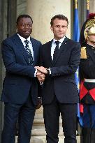 President Macron Welcomes Togolese President Gnassingbe - Paris