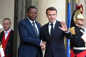 President Macron Welcomes Togolese President Gnassingbe - Paris