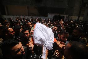 MIDEAST-GAZA-RAFAH-FUNERAL