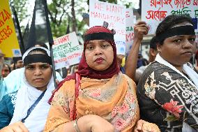 Garments Worker Protest In Dhaka