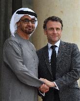 President Macron Welcomes MBZ - Paris