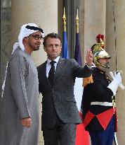 President Macron Welcomes MBZ - Paris