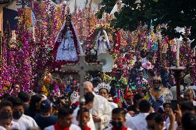 Festival Of Flowers In Panchimalco