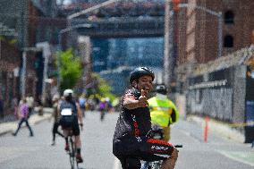 Five Boro Bike Tour Brings Cyclists From Around The World To New York City