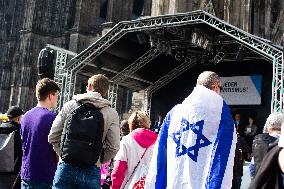 Rally Against Roger Waters Concert In Cologne