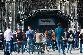 Rally Against Roger Waters Concert In Cologne