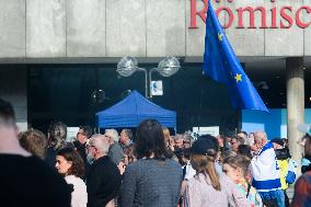 Rally Against Roger Waters Concert In Cologne