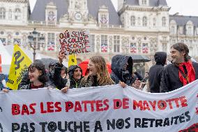 Demonstration Against the Pension Reform - Paris