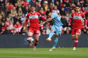 Middlesbrough v Coventry City - Sky Bet Championship