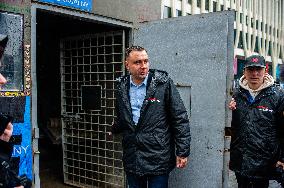 Supporters Of Navalny Recreate His Cell In The Center Of The Hague.