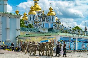 Funeral Ceremony Of Danylo Denysevych, A Killed Soldier In Bakhmut Combats