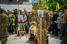 Funeral Ceremony Of Danylo Denysevych, A Killed Soldier In Bakhmut Combats