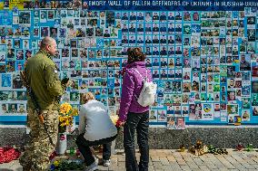 Funeral Ceremony Of Danylo Denysevych, A Killed Soldier In Bakhmut Combats