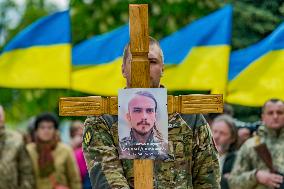 Funeral Ceremony Of Danylo Denysevych, A Killed Soldier In Bakhmut Combats