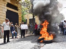 Lebanese Depositors Stage A Protest In Beirut