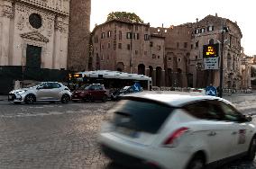 Demonstration In The Campidoglio Against The Ztl