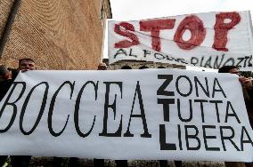 Demonstration In The Campidoglio Against The Ztl