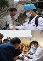 CHINA-SICHUAN-WENCHUAN-EARTHQUAKE-MEDICAL WORKERS-RETURN (CN)