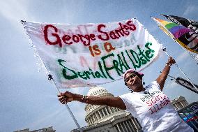 People demand expulsion of George Santos from Congress