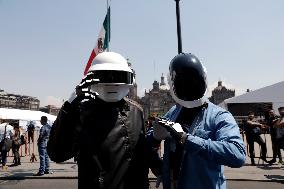 Daft Punk Fans At 10th Anniversary Of Random Access Memories In Mexico