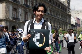 Daft Punk Fans At 10th Anniversary Of Random Access Memories In Mexico