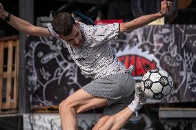 Iran-Youths And The Freestyle Football