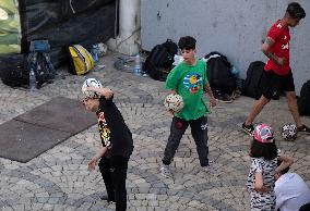 Iran-Youths And The Freestyle Football