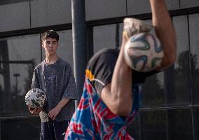 Iran-Youths And The Freestyle Football