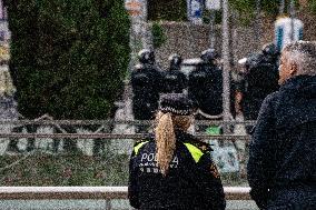 Tension In Bonanova Neighborhood, Barcelona