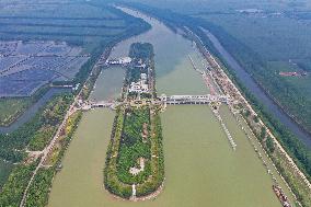 China's South-North Water Diversion Project in Suqian