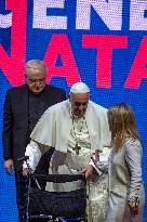 Pope Francis At A Conciliation Auditorium Event - Vatican