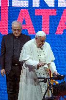 Pope Francis At A Conciliation Auditorium Event - Vatican