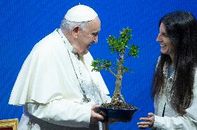 Pope Francis At A Conciliation Auditorium Event - Vatican