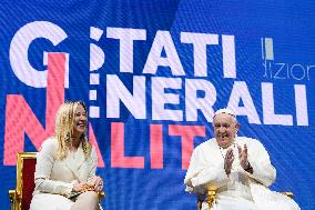 Pope Francis At A Conciliation Auditorium Event - Vatican