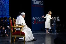 Pope Francis At A Conciliation Auditorium Event - Vatican