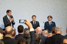 President Macron meets Representatives of ProLogium - Dunkirk