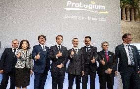 President Macron meets Representatives of ProLogium - Dunkirk