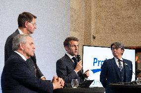 President Macron meets Representatives of ProLogium - Dunkirk