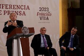 President Of Mexico LOpez Obrador News Conference
