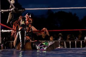 Women's Wrestling Show As Part Of Mother's Day