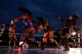 Women's Wrestling Show As Part Of Mother's Day