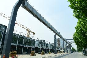 The First Air Rail EPN SKYTRAIN Demonstration Line In Shanghai