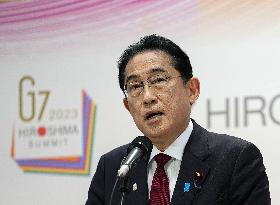 Japan PM Kishida in Hiroshima ahead of G-7 summit