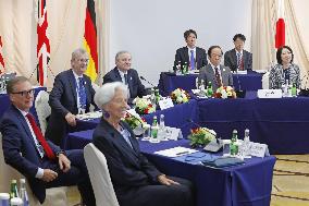 G-7 central bank chiefs meeting in Niigata