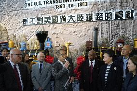 U.S.-SAN FRANCISCO-CHINESE RAILROAD WORKERS-HISTORY CENTER-OPENING