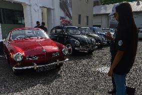 Exhibition Of Old Volkswagen Vehicles In Colombo