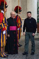 Zelensky Arrives In Vatican