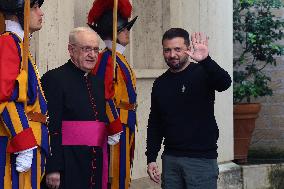 Zelensky Arrives In Vatican