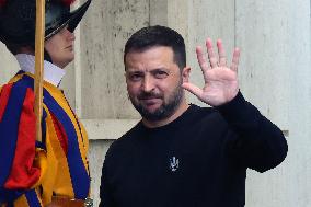 Zelensky Arrives In Vatican