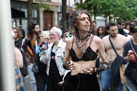 Demonstration of trans and intersex against the Darmanin law – Paris